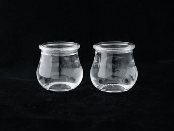 La impresión de encargo heló las botellas de cristal transparentes 110ML de la bebida con el casquillo de los PP