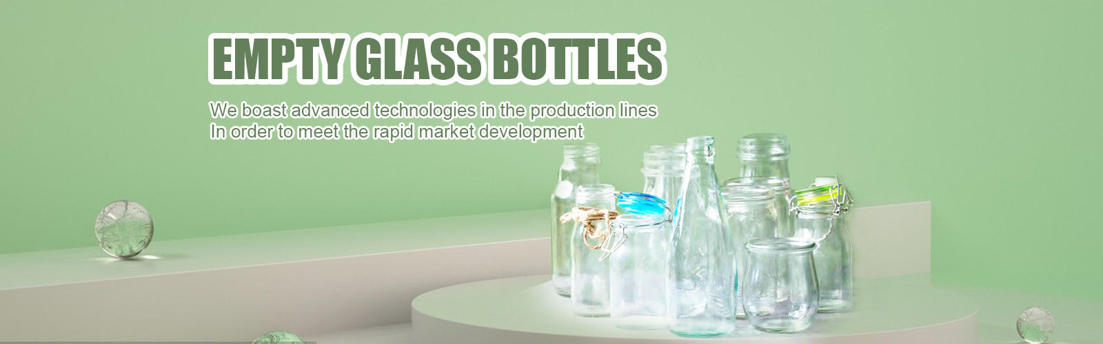 botellas de cristal cosméticas