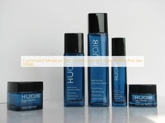 Botellas y frascos de vidrio cosméticos de crema de sílex en miniatura 145ML