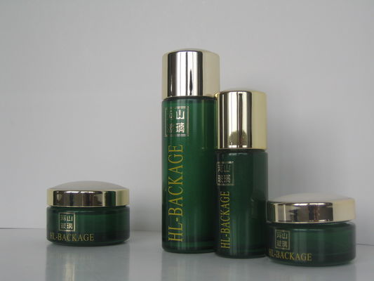 Flint Cream Cosmetic Glass Bottles y tarros helados modificados para requisitos particulares 100ML 40ML