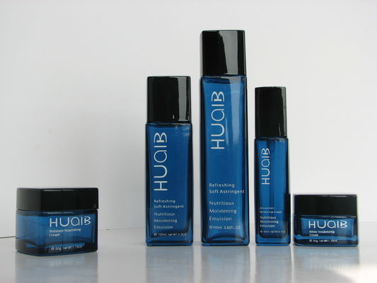 Botellas y frascos de vidrio cosméticos de crema de sílex en miniatura 145ML