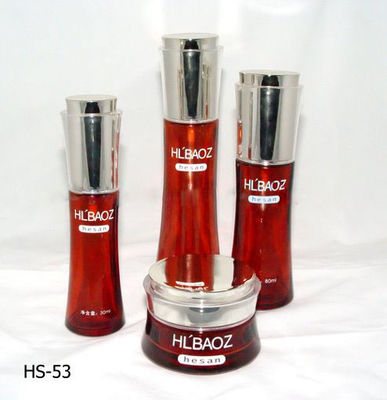 Botella y frascos de vidrio de emulsión cosmética con helado de sílex 100ML 50ML 30ML