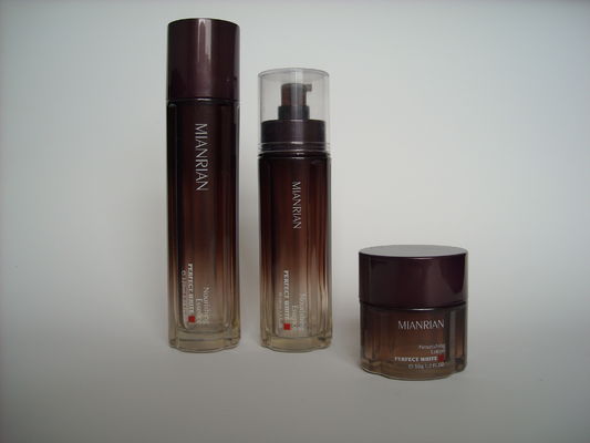 Botellas de cristal cosméticas vacías de la aplicación del OEM 120ML 35ML 50G 30G para la crema del ojo de la loción