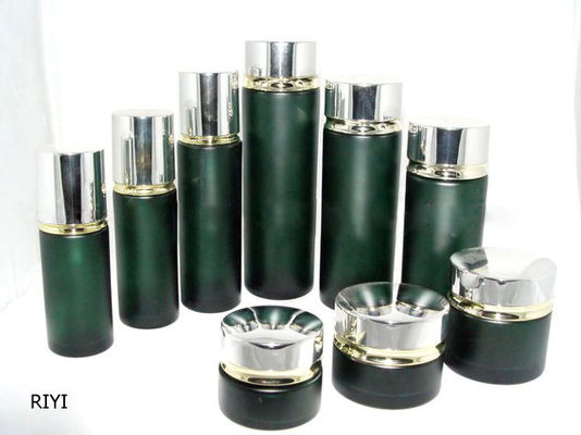 Botellas y frascos de vidrio cosméticos de emulsión vacía de colores personalizados 80ML 40ML