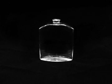 Botellas y tarros claros de sellado calientes modificados para requisitos particulares de vidrio del perfume 100ml