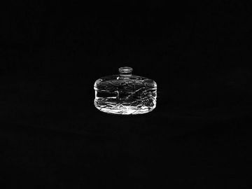 Botellas y tarros claros modificados para requisitos particulares de vidrio del perfume de la aplicación 100ml