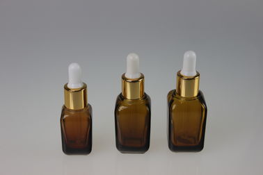Amber Essential Oil Glass Bottles personalizada 35ML 25ML 15ML con el dropper